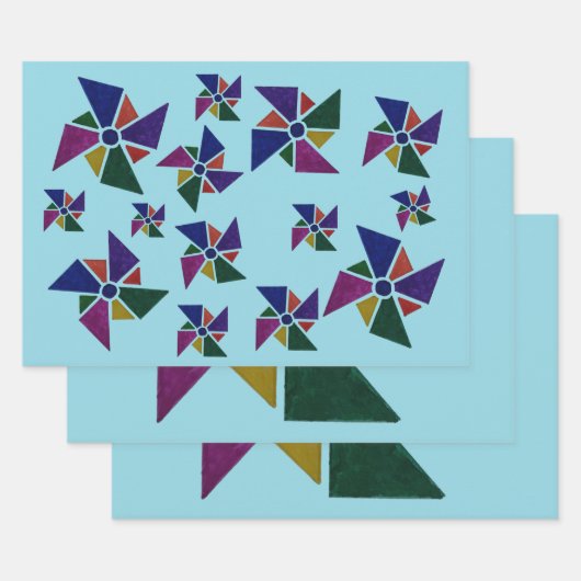 Kinderwaaier Gift Wrap Inpakpapier Vel (Set)