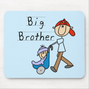 Kinderwagen grote broer T-shirts en cadeaus Muismat