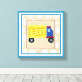 Kinderwagen van Chariklia Zarris Canvas Afdruk (Insitu (Houten vloer))