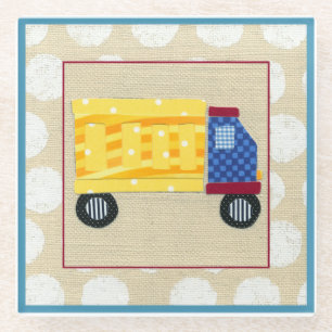 Kinderwagen van Chariklia Zarris Glazen Onderzetter