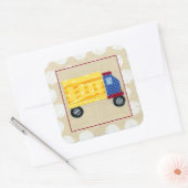 Kinderwagen van Chariklia Zarris Vierkante Sticker (Envelop)