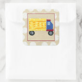 Kinderwagen van Chariklia Zarris Vierkante Sticker (Tas)