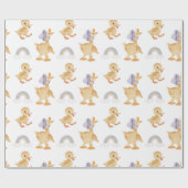  kinderwagens, regenboog cadeaupapier (Vlak)