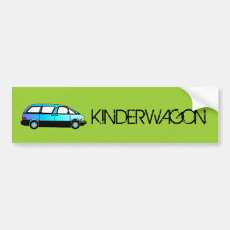 KINDERWAGON Bumpersticker