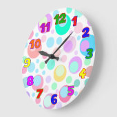 kinderwandklok, kinderkamer grote klok (Hoek)