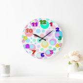 kinderwandklok, kinderkamer grote klok (Huis)
