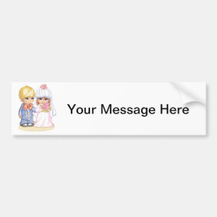 Kinderweddenschap omhoog bumpersticker