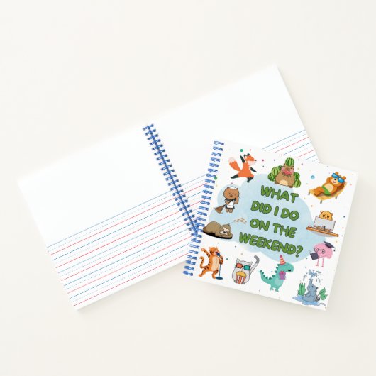 Kinderweekenddagboek Notitieboek (Binnen)