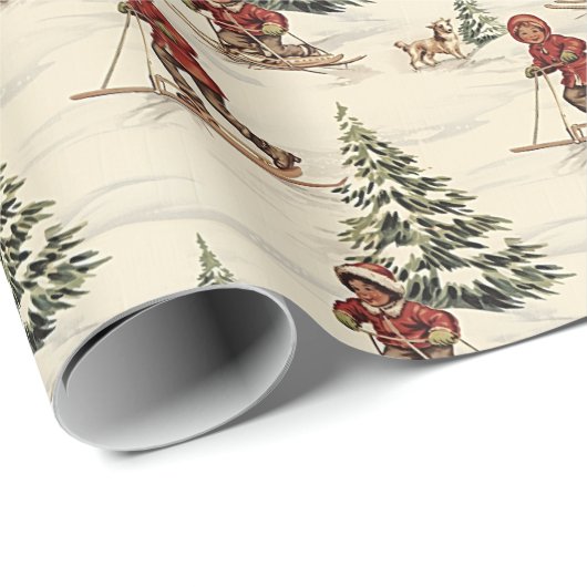 kinderwinter cadeaupapier (Rol Hoek)