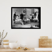 Kinderziekenhuis in New York in 1920 Poster (Keuken)