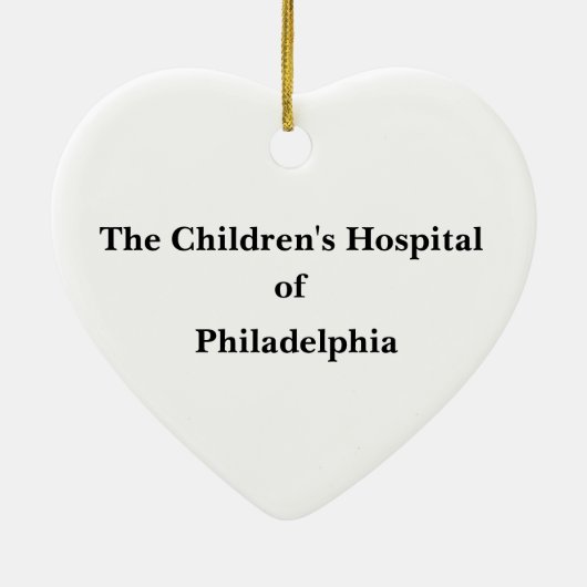 Kinderziekenhuis Ornament (Achterkant)
