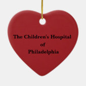 Kinderziekenhuis Ornament hart (Achterkant)