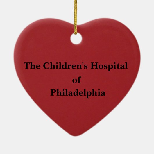 Kinderziekenhuis Ornament hart (Achterkant)