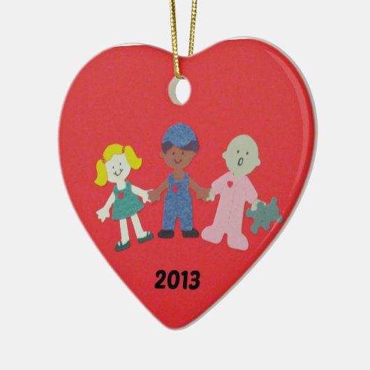 Kinderziekenhuis Ornament hart (Links)