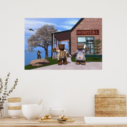 Kinderziekenhuis Poster (Keuken)