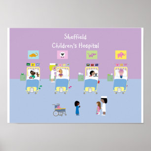 Kinderziekenhuis  Ward Poster