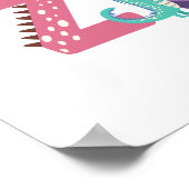 Kinderzone Dinosauriërs Poster (Hoek)