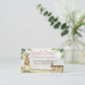 Kinderzorgleverancier Visitekaartje (Staand voorkant)