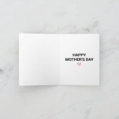 Kindest Mother Moederdag Gezegde Kaart (Binnen)