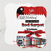 Kindgom Red Carpet Invitation Kaart (Voorkant / Achterkant)