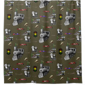 Kindgordijn voor de douche van kinderen douchegordijn (Voorkant)