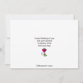 Kindheid bij Giving_Flat-kaart 7"x5" (Achterkant)