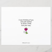 Kindheid bij Giving_Flat Papierblad 11 x 8,5 inch (Achterkant)