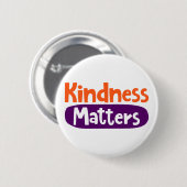 Kindheid doet er toe. ronde button 5,7 cm (Voorkant /achterkant)