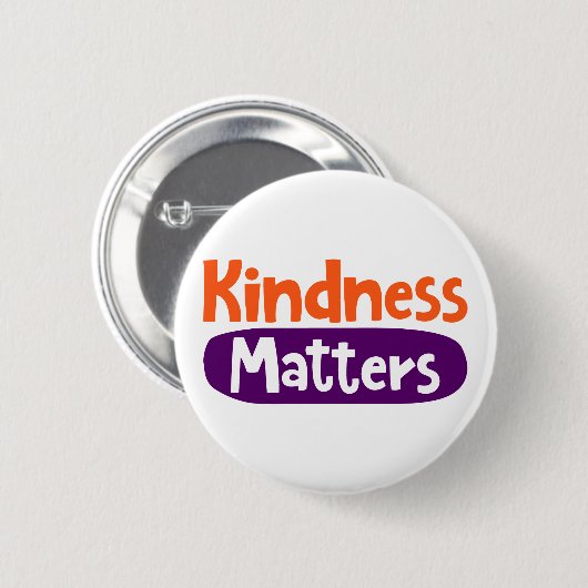 Kindheid doet er toe. ronde button 5,7 cm (Voorkant /achterkant)