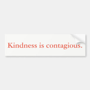 Kindheid is besmettelijke bumpersticker