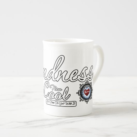 Kindheid is de nieuwe kool porselein kop (Voorkant rechts)