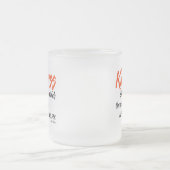 Kindheid is de taal die doven kunnen horen matglas koffiemok (Center)