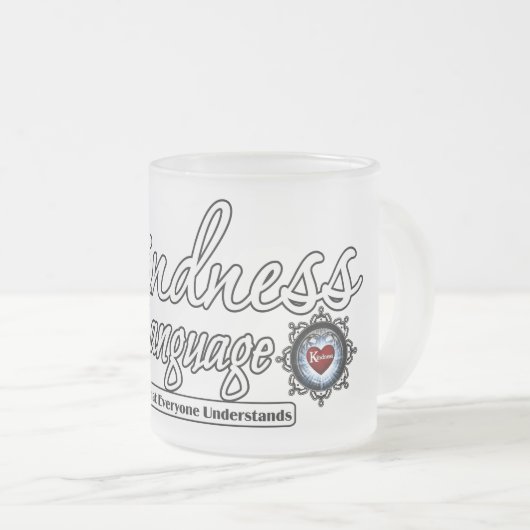 Kindheid is de taal matglas koffiemok (Voorkant rechts)