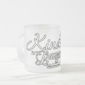 Kindheid is de taal matglas koffiemok (Voorkant links)