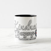 Kindheid is de taal tweekleurige koffiemok (Center)