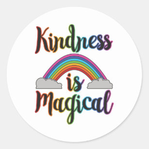 Kindheid is Magisch - Positiviteit Ronde Sticker