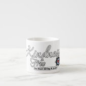 Kindheid is vrij espresso kop (Voorkant)