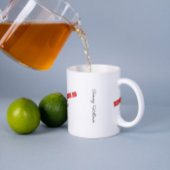 Kindheid is vrij koffiemok