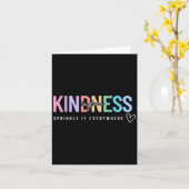 Kindheid is vrij om overal positieve Q te springen Kaart (Gele Bloem)