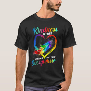 Kindheid is vrije sprinkhaan die overal rondloopt t-shirt