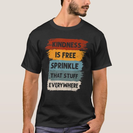 Kindheid is vrije sprintje die overal is. t-shirt (Voorkant)