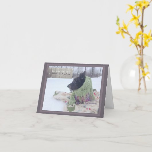 Kindheid Kaart (Gele Bloem)