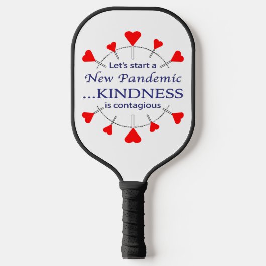 Kindheid promoten pickleball paddle (Voorkant)