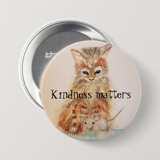 Kindheid Ronde Button 7,6 Cm (Voorkant /achterkant)