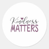 Kindheid Ronde Sticker (Voorkant)