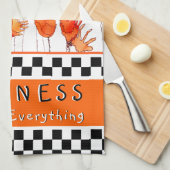 Kindheid verandert alles papavers keukenhanddoeken (Quarter Fold)