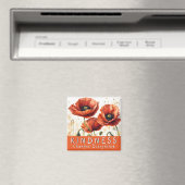 Kindheid verandert alles papavers Magnet (Insitu (Vaatwasser))