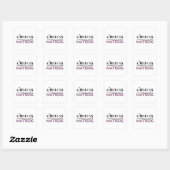 Kindheid Vierkante Sticker (Vel)