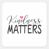 Kindheid Vierkante Sticker (Voorkant)