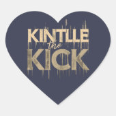 Kindle de Kick Hart Sticker (Voorkant)